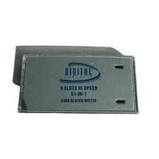 Digital Concepts CR-75P Gray 6 Slots In High Speed 51-in-1 Card Reader/Writer