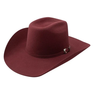 Resistol CJ Thunder Hill 3X Burgundy Cowboy Hat