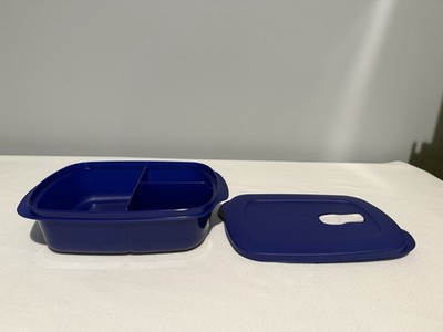 Tupperware Crystal Wave Plus Divided  1L Rectangular New