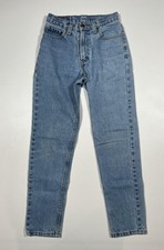 Vintage Jordache Jeans Womens 3/4 High Rise Tapered Leg 90s Denim Pants
