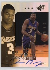 1999-00 SPx Rookie 1245/2500 Devean George #110 Auto 1ql0