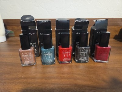 Avon Stardust/Cosmic Nial Polish Lot Of 5