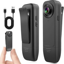 Mini Body Camera 1080P Police Body Camera with Memory Card,Body Worn Cam,Prem...