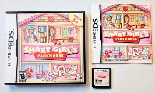 SMART GIRL'S PLAYHOUSE NINTENDO DS GAME 3DS 2DS LITE CIB COMPLETE W/ CASE MANUAL