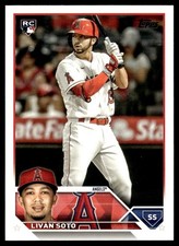 2023 Topps Livan Soto Rookie Los Angeles Angels #371