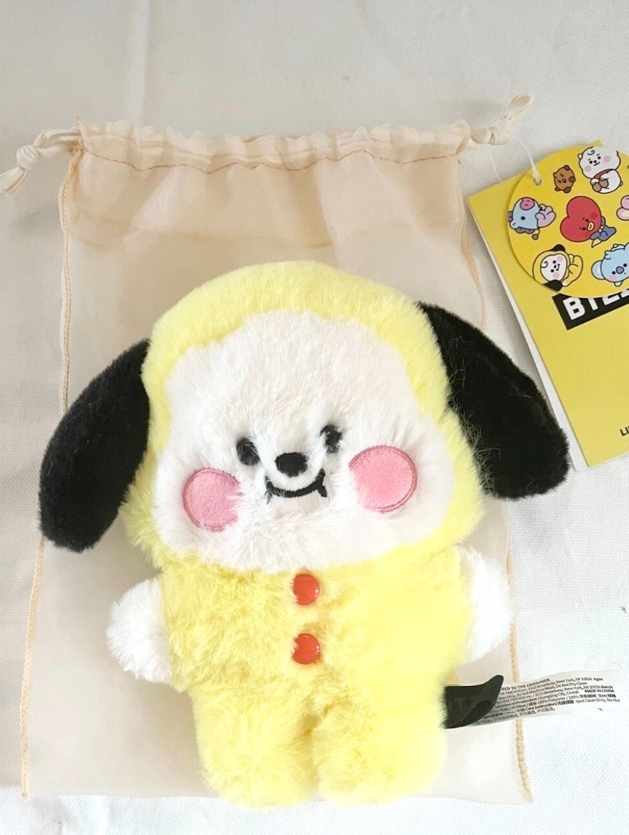 BTS TinyTAN JIMIN & BT21 CHIMMY Official Plush doll set Japan