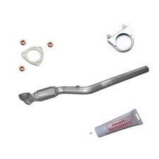 Hosenrohr mit flex Auspuff Opel Astra H 125PS 1,8 + MONTAGESATZ