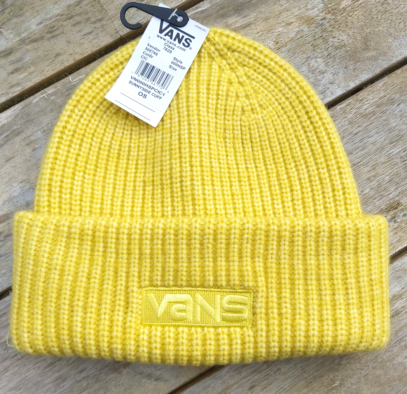 Genuine VANS Chunky 7% WOOL Warm Olive Knitted BEANIE Sunnyside Hat  Tags vanbox
