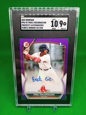 2023 Bowman - Freili Encarnacion 1st Purple Auto /250 - Red Sox #PPA-FE - SGC 9