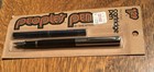 Vtg NIP Fine Point BLACK Sheaffer People's Cartridge Fountain Pen Chrome Trim — photo 2