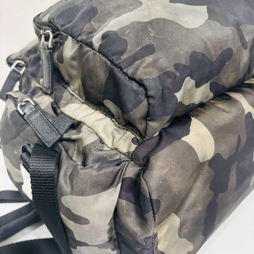 PRADA Testuto Backpack Rucksack Triangle Logo Cam… - image 7