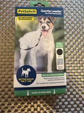 PETSAFE Gentle Leader HeadCollar No Pull SMALL Dog up to 25 Pounds Black Leash