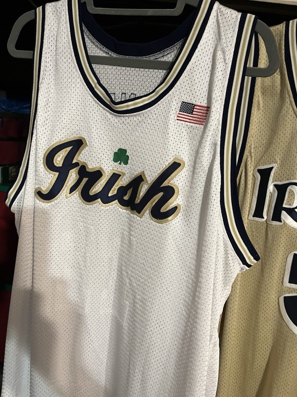 Notre Dame Vintage Fighting Irish Game Used Jersey With Cornett On Jersey