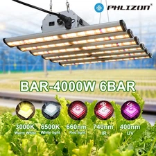 1000W Spider Samsung LED Grow Light 8Bar Full Spectrum Dimmable Plant Lamp 6x6ft