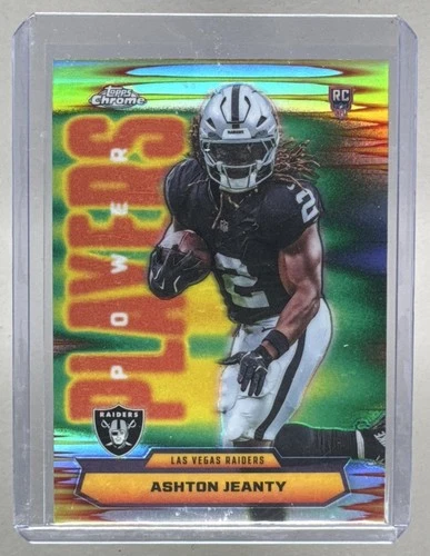 2025 Topps Chrome Ashton Jeanty Refractor (RAW)