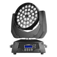 360W RGBW LED Wash Zoom Moving Head Light DMX 36x10W Stage Beam Lighting Show DJ