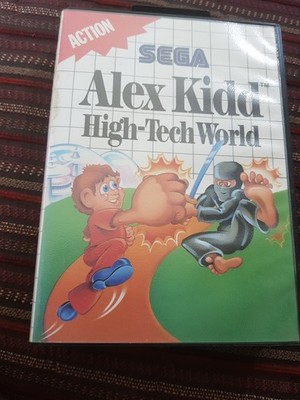 Sega Master System Spiel: Alex Kidd High-Tech World - MS OVP CIB (PAL EUR Modul)