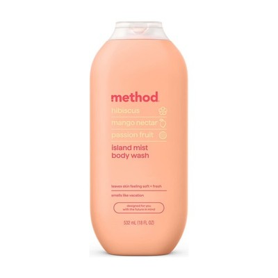 Method Body Wash, Island Mist, 18 fl oz