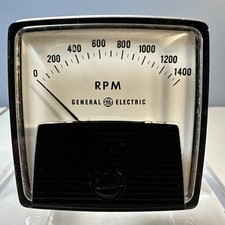 Rpm Gauge General Electric Ge 1400 Special 2.5x 2.5 New Old Stock Tachometer