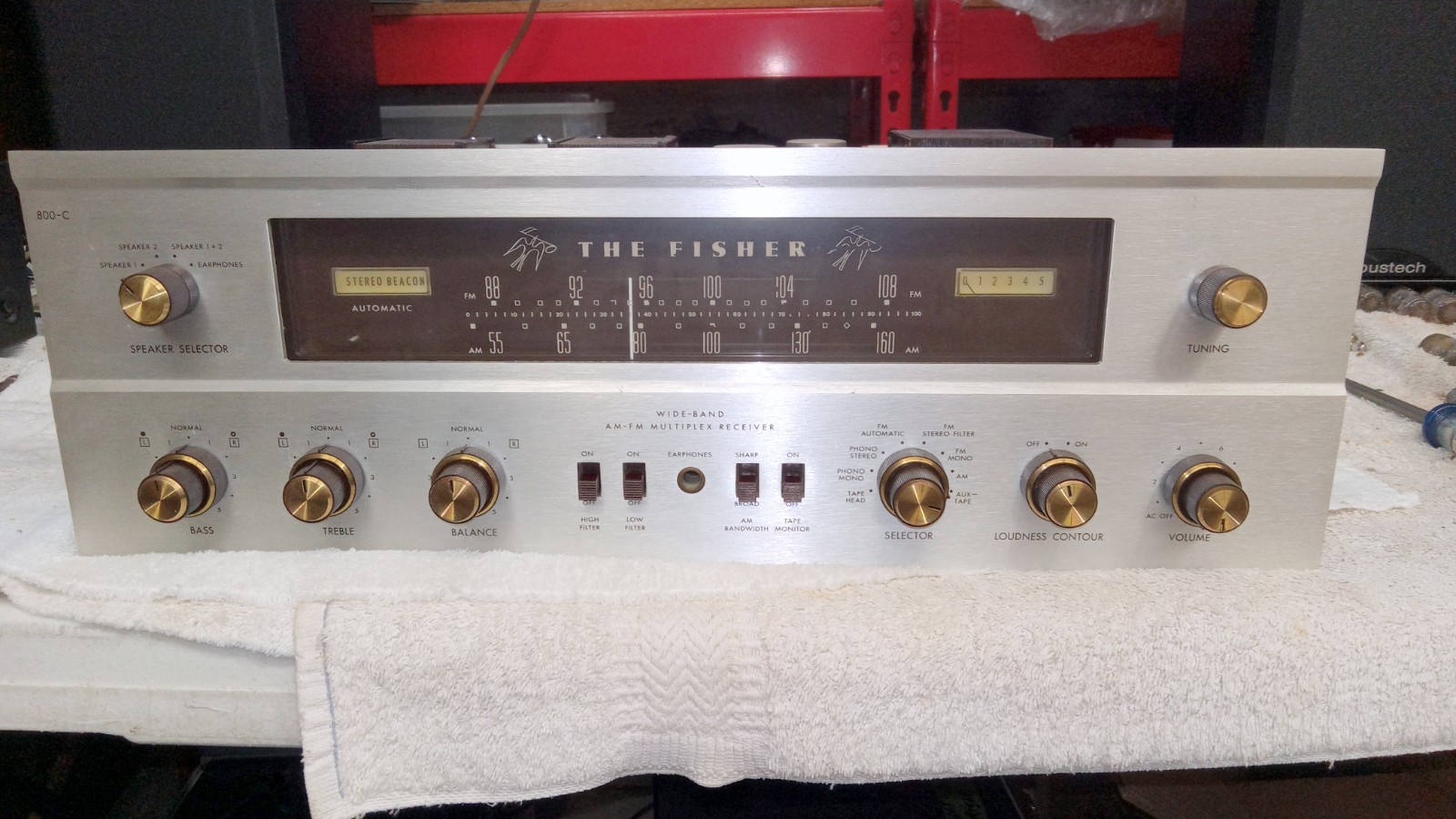 Fisher 800-C vintage audio equipment - eBay listing photo 2
