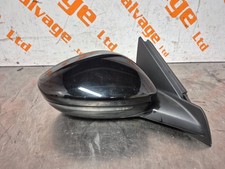 2016-2023 PEUGEOT 3008 MK2 WING MIRROR DRIVER RIGHT SIDE POWER FOLD BLACK