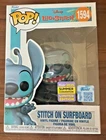 Funko Pop! Disney Lilo & Stitch Stitch Surfboard 2025 SDCC Shared Sticker #1594