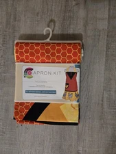 Creative Cuts Apron Kit - French Hens Chicken - Just Cut & Sew Cotton- NEW