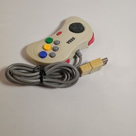 SEGA Saturn White Controller HSS-0101 OEM Official SS Tested Working Clean