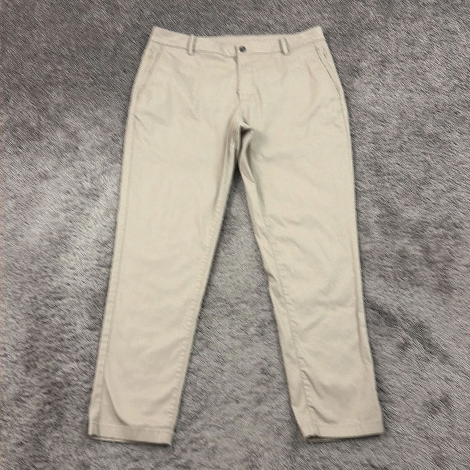 Birddogs Pants Mens 36 (34x29) Beige Stretch Casual Lightweight Boomstick Golf