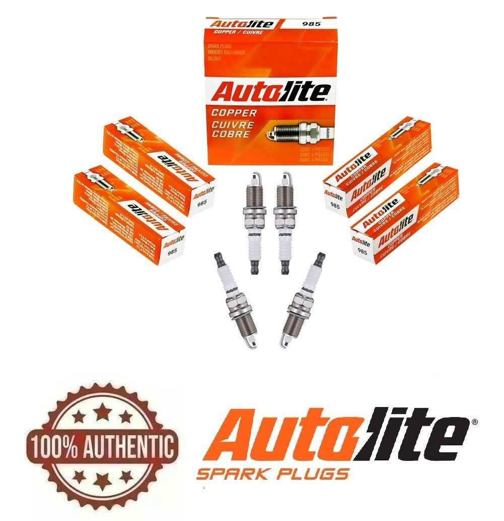 SIX6 NOS USA Autolite 985 Resistor Spark Plug SET fits 56027275 RC12LYC ZFR5N