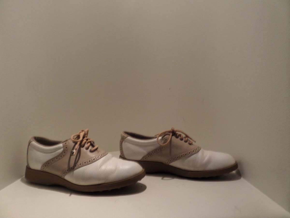 GOLF Suaves Picos Mujer Cl sicos Estilo Oxford Zapatos EZ STEP Blanco Hueso Talla 8M