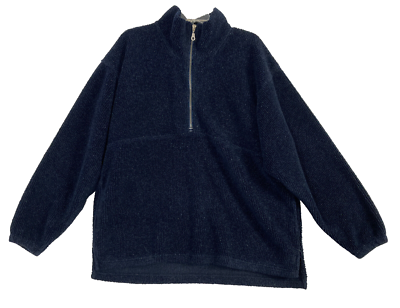 VTG Tsunami 1/4 Zip Up Fleece Coat Jacket Men