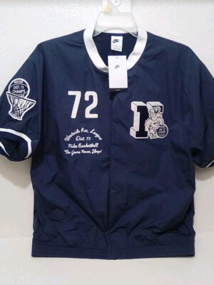Nike Air Authentics Windshirt Warmup Basketball Jacket Navy - Men's Large - New