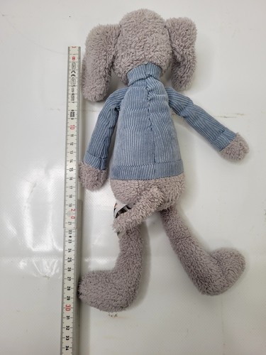 Retired Jellycat Jumble Elephant 2021 Grey Blue 29cm - Picture 3 of 8