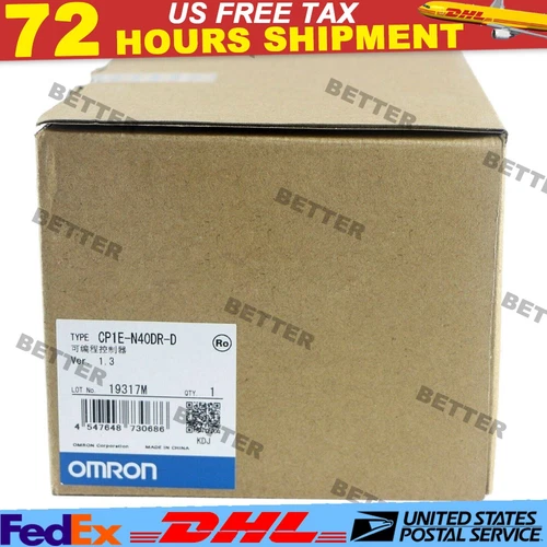 Omron CP1E-N40DR-D CPU Module CP1EN40DRD UPS/DHL Fast