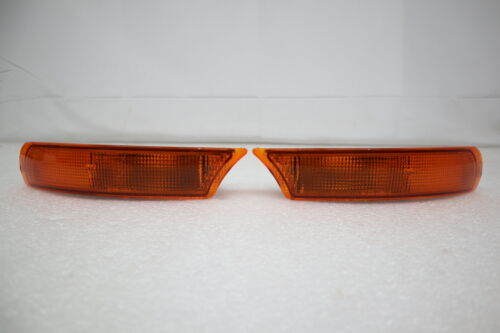 Amber Crystal Front Bumper Flasher Light Lamp Fit Subaru Impreza GC8 GF8~RX~WRX - Picture 1 of 7