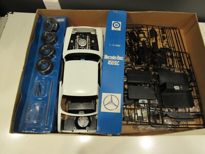 Entex Mercedes 450 SLC Model car Kit 1/12 scale 9020 vintage Japan