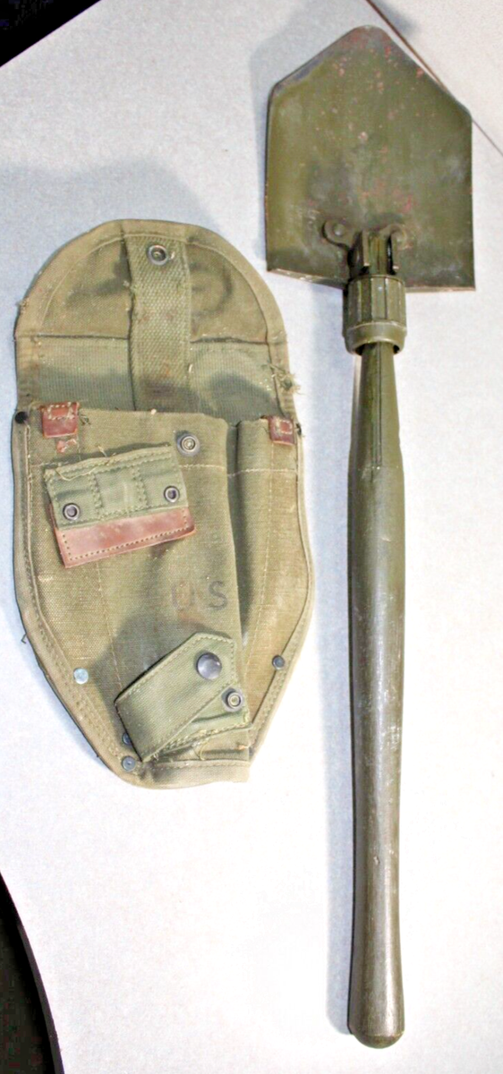 Vintage 1945 US Ames Military Army Folding Shovel Entrenching Tool