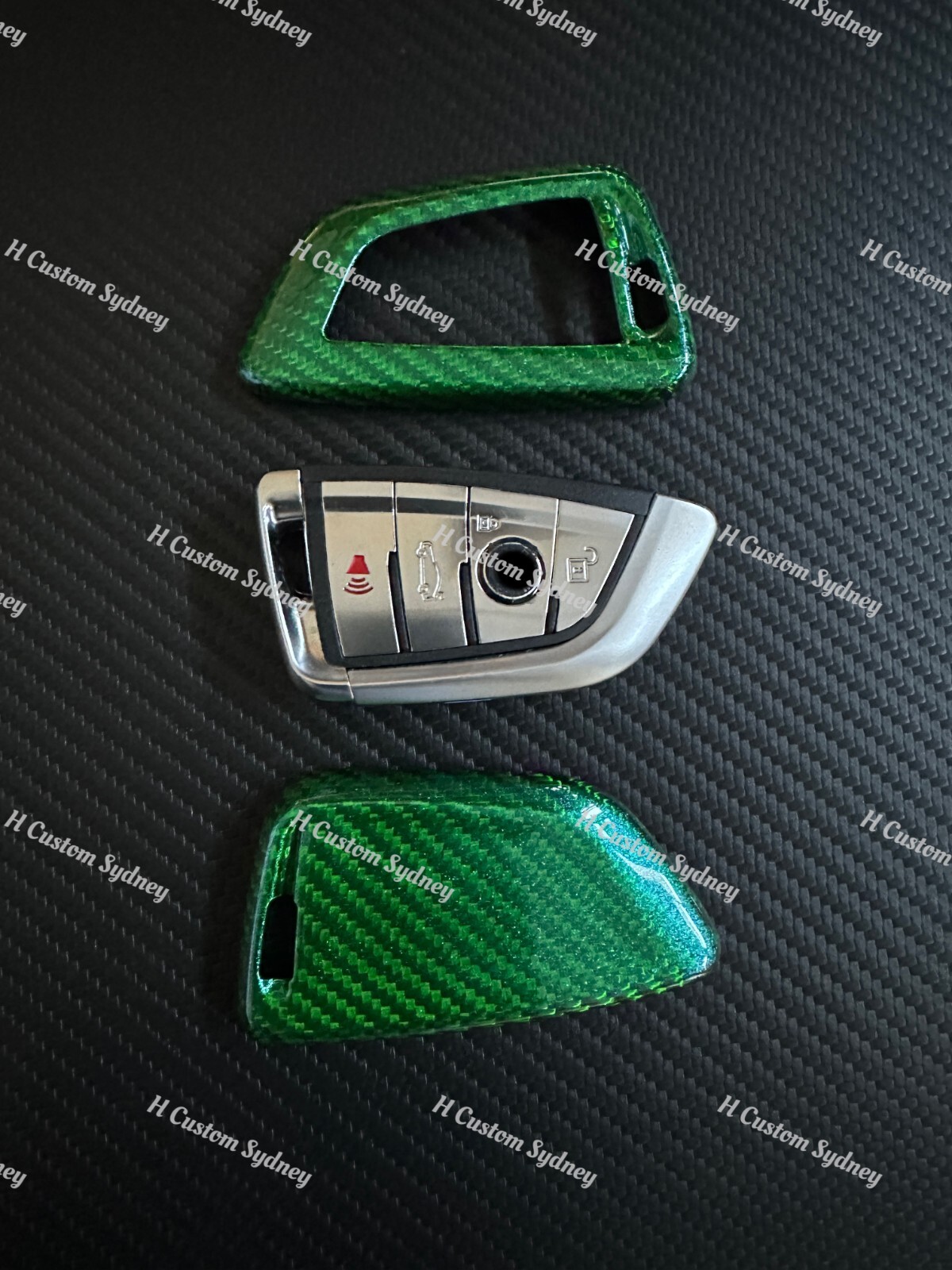 Premium Fiber Key Fob Cover For BMW X3M X4M X5M X6M Competition ...