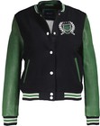 NEU ! GANT Damen Leder-Wolljacke D1. CREST GANT VARSITY JAC blau-mix Gr. XS