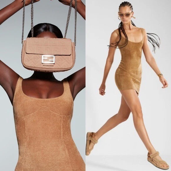 fendi nude dress