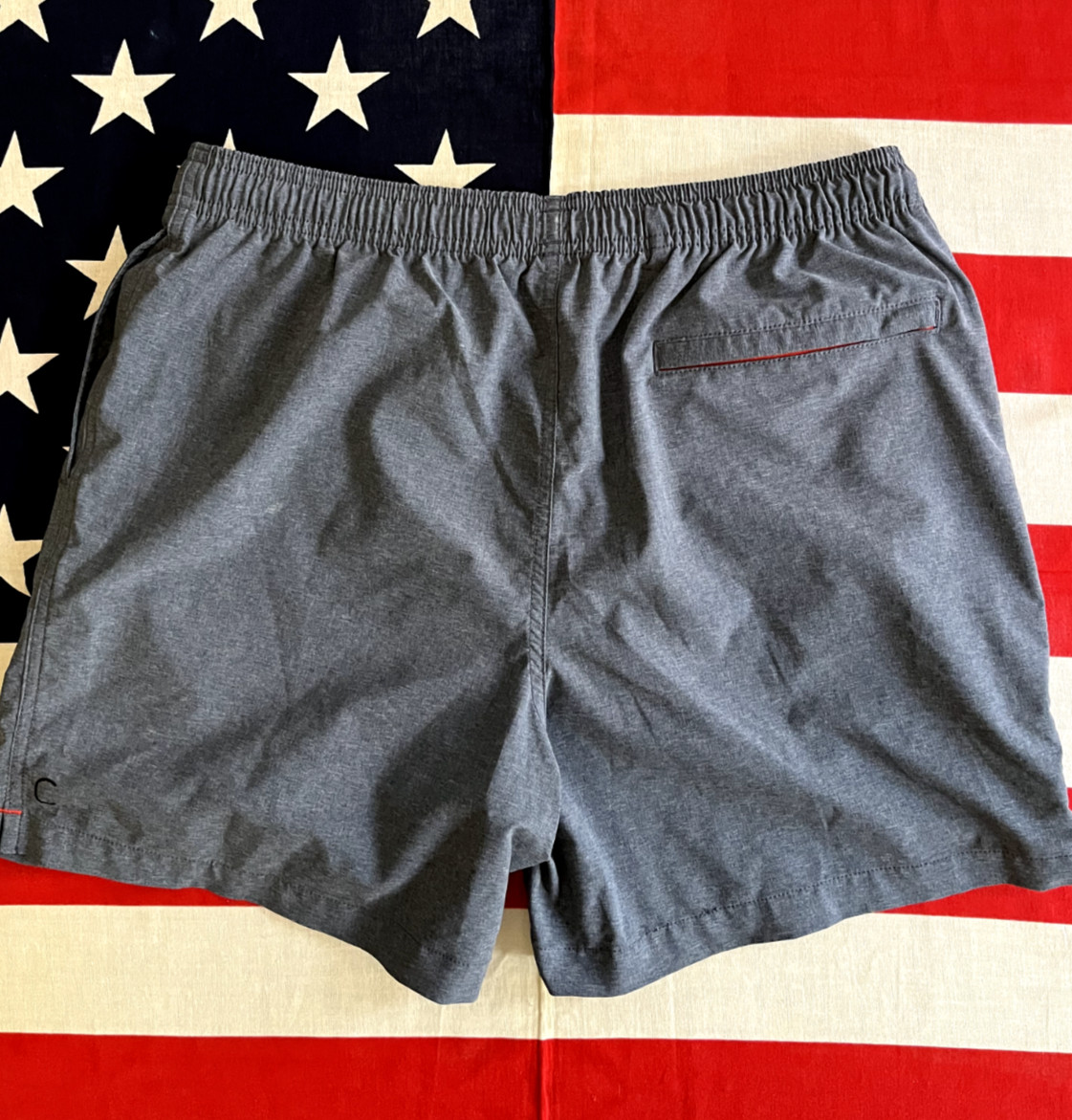 Chubbies Activewear Shorts Solid Gray Drawstring … - image 10