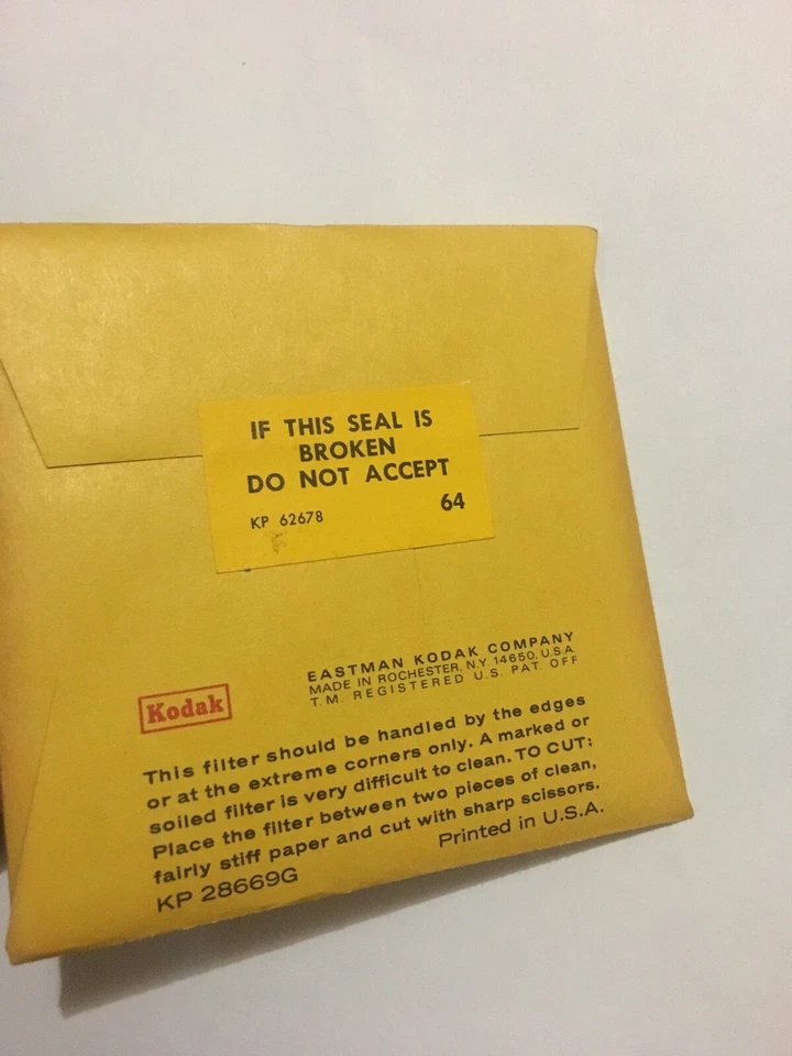 Kodak Wratten No. 82A Gelatin Filter 3” Square - NEW - Image 2 of 2