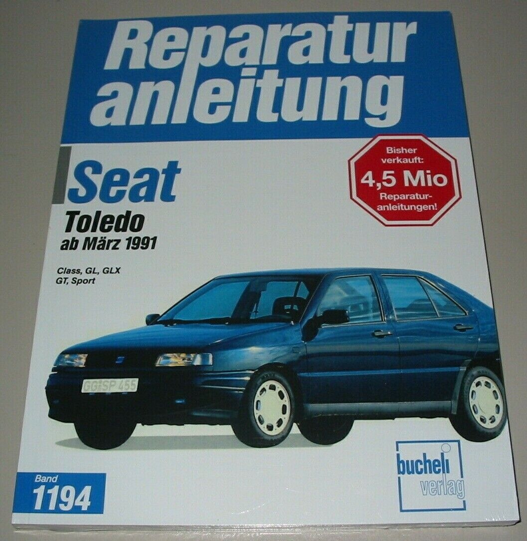 Thumbnail - Reparaturanleitung Seat Toledo Class Gl Glx Gt Sport Ab März 1991 Buch
