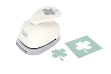 Bira Craft 1 inch Clover Shamrock 2 Lever Action Craft Punch, St. Patrick’s Day
