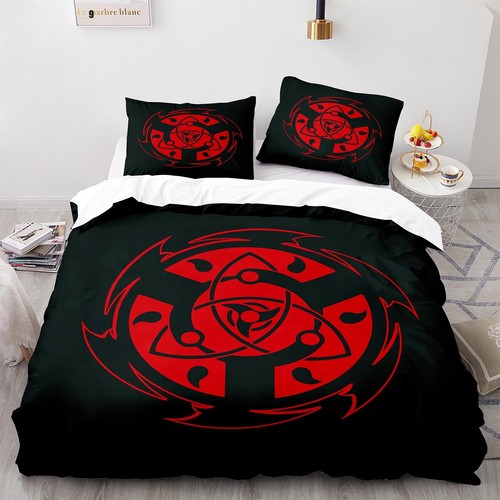Naruto Anime Linen Double/Queen/Single/King Size Bed Quilt/Duvet/Doona Cover Set - Bild 16 von 28