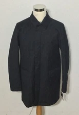 NWT Men's GALLOTTI Lightweight Lined Rain Jacket, 52 IT, 42 US, Black
