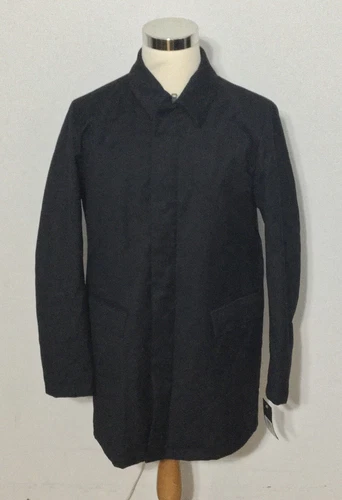NWT Men's GALLOTTI Lightweight Lined Rain Jacket, 52 IT, 42 US, Black video thumbnail
