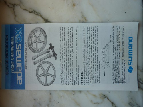 SHIMANO 600 AX CRANKSET 170 mm - Pédalier aero
