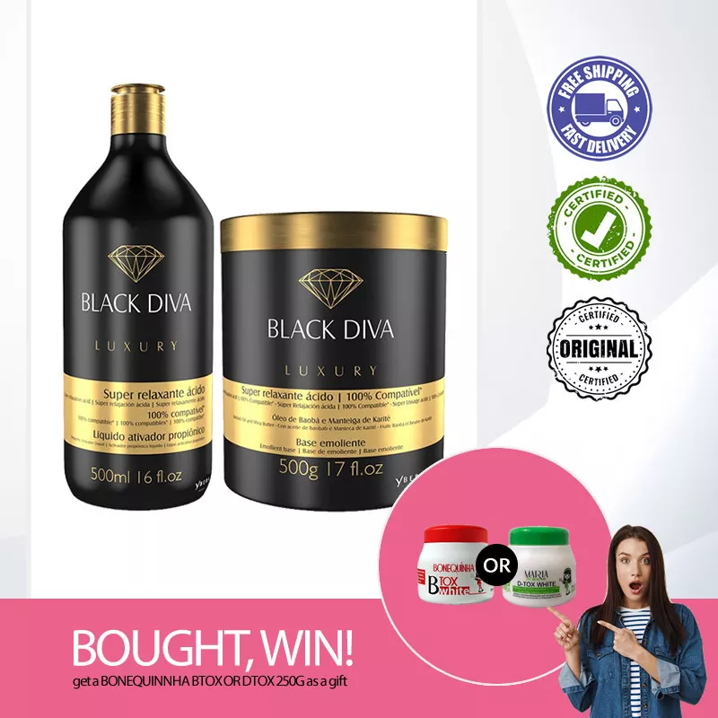 YBERA PARIS Black Diva Home Care | Free of Mineral Silicone with Baoba Oil  plus Shea Butter | Ideal to maintain the results of the Hair Previously